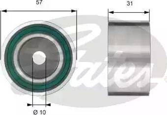 Gates T42200 - Galoppino / Guidacinghia, Cinghia dentata autozon.pro