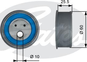 Gates T42230 - Rullo tenditore, Cinghia dentata autozon.pro