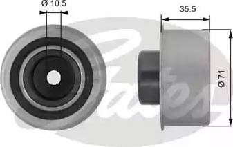 Gates T42229 - Galoppino / Guidacinghia, Cinghia dentata autozon.pro