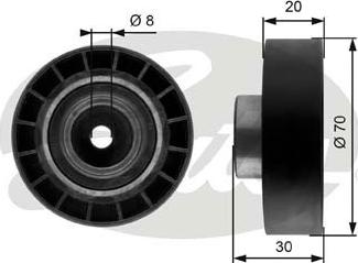 Gates T39059 - Galoppino / Guidacinghia, Cinghia Poly-V autozon.pro