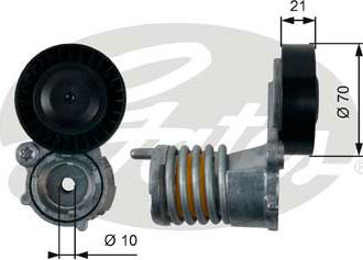 Gates T39157 - Tendicinghia, Cinghia Poly-V autozon.pro