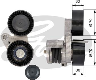 Gates T39114 - Tendicinghia, Cinghia Poly-V autozon.pro