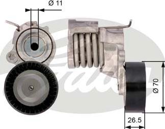 Gates T39115 - Tendicinghia, Cinghia Poly-V autozon.pro