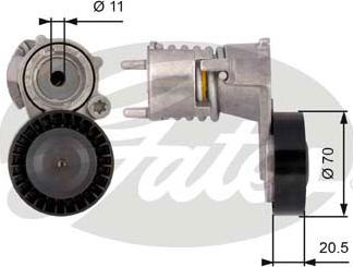 Gates T39117 - Tendicinghia, Cinghia Poly-V autozon.pro