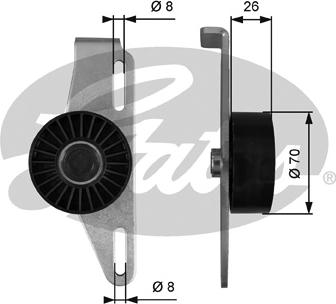 Gates T39393 - Tendicinghia, Cinghia Poly-V autozon.pro