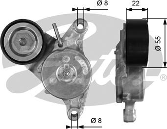 Gates T39392 - Tendicinghia, Cinghia Poly-V autozon.pro