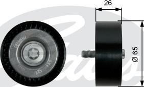 Gates T36437 - Galoppino / Guidacinghia, Cinghia Poly-V autozon.pro