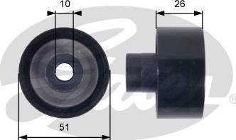 Gates T36090 - Galoppino / Guidacinghia, Cinghia Poly-V autozon.pro