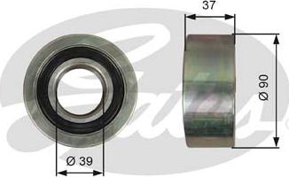 Gates T36139 - Galoppino / Guidacinghia, Cinghia Poly-V autozon.pro