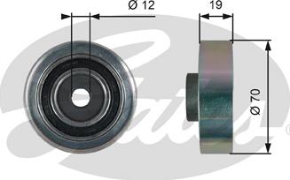 Gates T36278 - Galoppino / Guidacinghia, Cinghia Poly-V autozon.pro