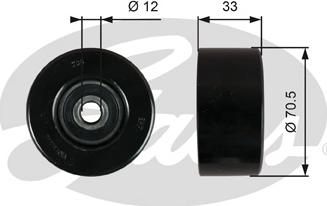 Gates T36762 - Galoppino / Guidacinghia, Cinghia Poly-V autozon.pro