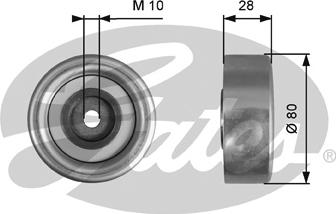 Gates T36778 - Galoppino / Guidacinghia, Cinghia Poly-V autozon.pro