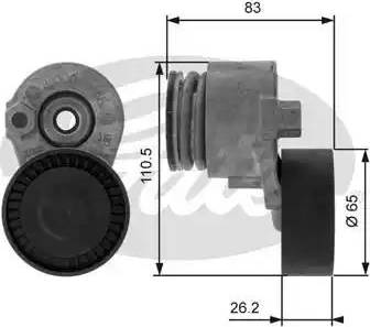 Gates T38469 - Tendicinghia, Cinghia Poly-V autozon.pro