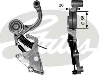 Gates T38404 - Tendicinghia, Cinghia Poly-V autozon.pro