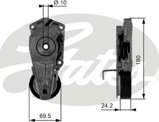 Gates T38405 - Tendicinghia, Cinghia Poly-V autozon.pro