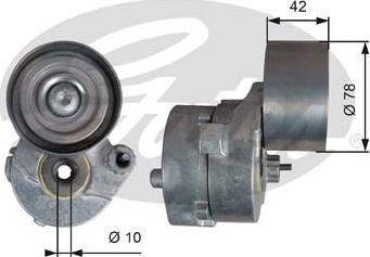 Gates T38560 - Tendicinghia, Cinghia Poly-V autozon.pro