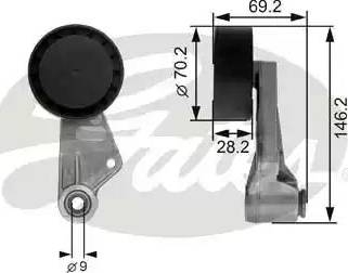 Gates T38064 - Tendicinghia, Cinghia Poly-V autozon.pro