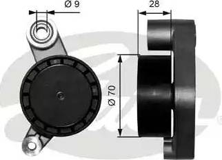 Gates T38062 - Galoppino / Guidacinghia, Cinghia Poly-V autozon.pro