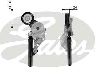 Gates T38192 - Tendicinghia, Cinghia Poly-V autozon.pro