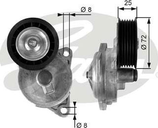 Gates T38188 - Tendicinghia, Cinghia Poly-V autozon.pro