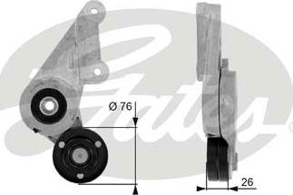 Gates T38304 - Tendicinghia, Cinghia Poly-V autozon.pro