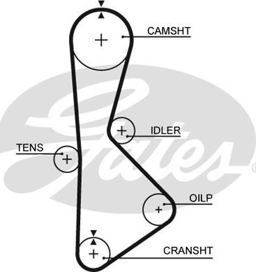 Gates T233 - Cinghia dentata autozon.pro