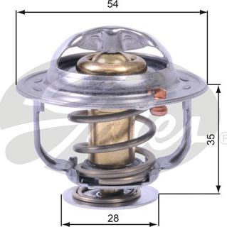 Gates TH43880G1 - Termostato, Refrigerante autozon.pro