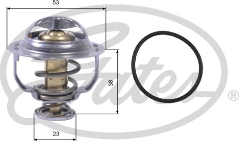 Gates TH42895G1 - Termostato, Refrigerante autozon.pro