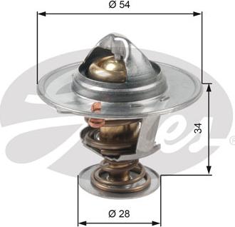 Gates TH47685G1 - Termostato, Refrigerante autozon.pro