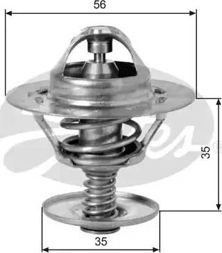 Gates TH09582 - Termostato, Refrigerante autozon.pro