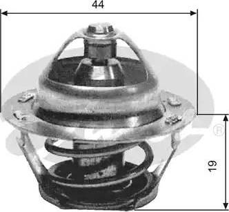 Gates TH09886G1 - Termostato, Refrigerante autozon.pro