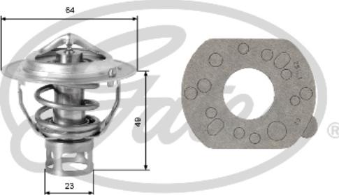 Gates TH04077G1 - Termostato, Refrigerante autozon.pro