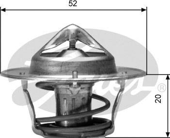 Gates TH04191G1 - Termostato, Refrigerante autozon.pro