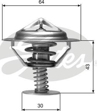 Gates TH05977G1 - Termostato, Refrigerante autozon.pro