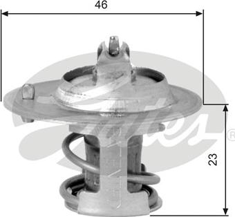 Gates TH06691G1 - Termostato, Refrigerante autozon.pro