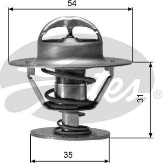 Gates TH00691G1 - Termostato, Refrigerante autozon.pro