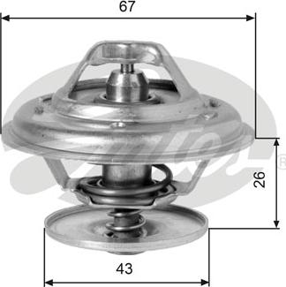 Gates TH01975G1 - Termostato, Refrigerante autozon.pro