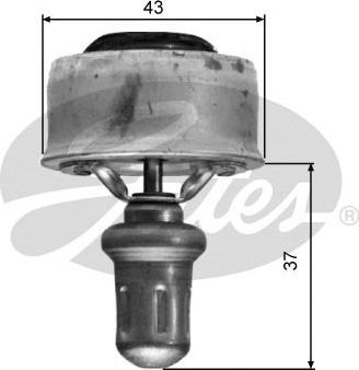 Gates TH01489 - Termostato, Refrigerante autozon.pro