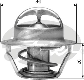 Gates TH03082G1 - Termostato, Refrigerante autozon.pro