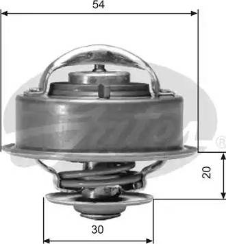 Gates TH03782G1 - Termostato, Refrigerante autozon.pro