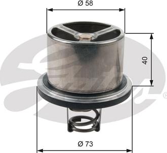 Gates TH07882 - Termostato, Refrigerante autozon.pro