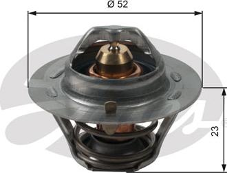 Gates TH14088G1 - Termostato, Refrigerante autozon.pro