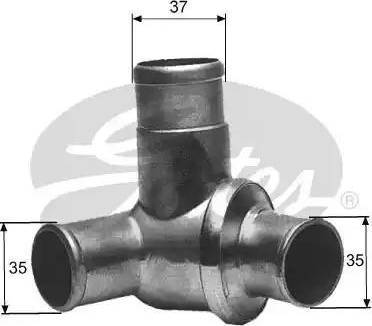 Gates TH11987 - Termostato, Refrigerante autozon.pro