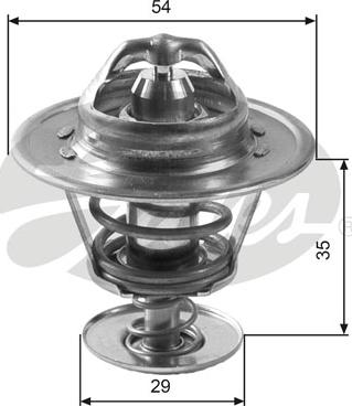 Gates TH11088G1 - Termostato, Refrigerante autozon.pro