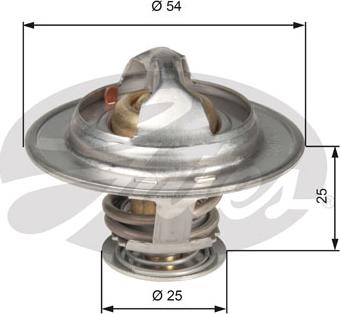 Gates TH13076G1 - Termostato, Refrigerante autozon.pro