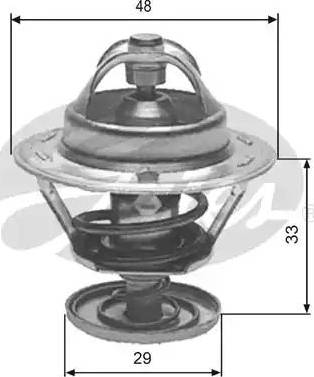 Gates TH12182 - Termostato, Refrigerante autozon.pro