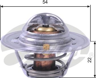 Gates TH12888G1 - Termostato, Refrigerante autozon.pro