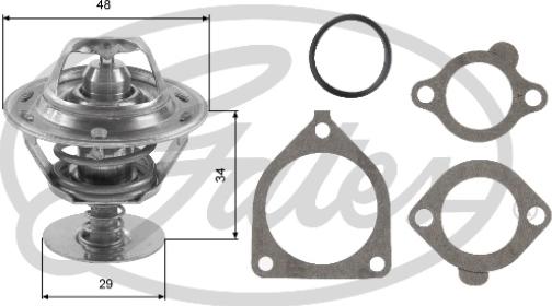 Gates TH39082G1 - Termostato, Refrigerante autozon.pro