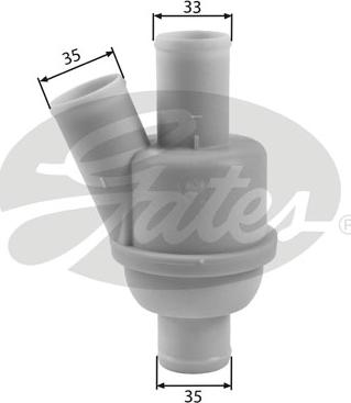 Gates TH35882 - Termostato, Refrigerante autozon.pro