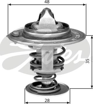 Gates TH30082G1 - Termostato, Refrigerante autozon.pro